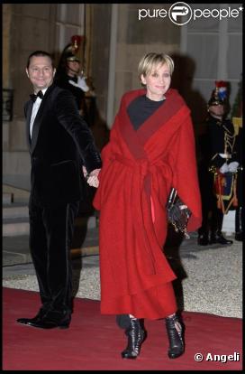 Patricia Kaas au dîner d'Etat organisé en l'honneur du président russe Dmitri Medvedev et de son épouse. 02/03/2010