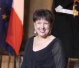 Roselyne Bachelot au dîner d'Etat organisé en l'honneur du président russe Dmitri Medvedev et de son épouse. 02/03/2010