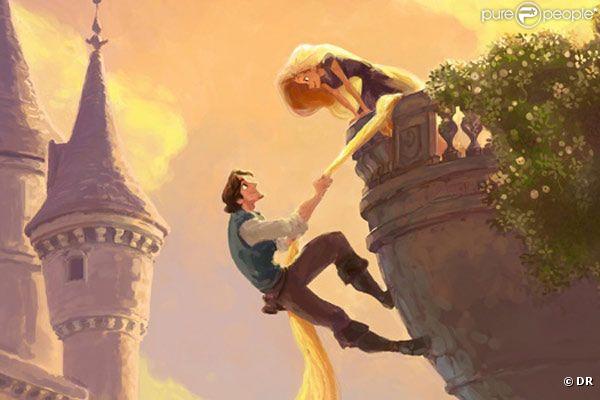 Des images du dessin animé de Disney, Tangled