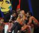 Mischa Barton sur le plateau de l'émission Chiambretti, à Milan le 3 mars 2010