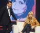Mischa Barton sur le plateau de l'émission Chiambretti, à Milan le 3 mars 2010