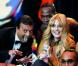 Mischa Barton sur le plateau de l'émission Chiambretti, à Milan le 3 mars 2010