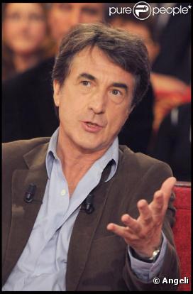 François Cluzet à l'enregistrement de Vivement Dimanche, diffusé le 7 mars (3 mars 2010)
