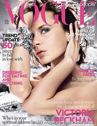Victoria Beckham fait la couverture du Vogue UK 