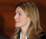 Letizia d'Espagne avec son époux Felipe à Gérone le 7 mars 2010