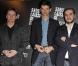 Benoît Magimel, Grégoire Vigneron et François-Xavier Demaison, à l'occasion de l'avant-première de Sans laisser de traces , à l'UGC Ciné-Cité de Bercy, à Paris, le 8 mars 2010.
