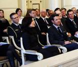 Mary et Frederik de Danemark ont visité la Cour Suprême, au Palais Christiansborg de Copenhague, le 9 mars 2010