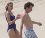 Maichael J. Fox et sa femme Tracy Pollan en vacances à Saint-Barthélemy, le 10 mars 2010 !
