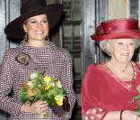 Maxima et Beatrix des Pays-Bas étaient réunies, le 11 mars 2010, pour le centenaire de l'Institut Royal Tropical d'Amsterdam