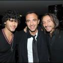 Jesus Luz : Nikos Aliagas et Bob Sinclar sont les premiers fans du boyfriend de Madonna... Quel beau trio !