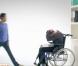 Jamel Debbouze dans un spot publicitaire pour l'Association de Gestion du Fonds pour l'Insertion des Personnes Handicapées
