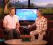 Kellan Lutz est invité sur le plateau de l'émission d'Ellen DeGeneres sur NBC