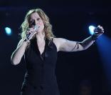 Lara Fabian et Christian Imparato lors de la finale d' Io Canto , le 20 mars 2010 !