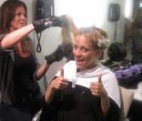 Nicole Richie lors de son lissage brésilien  