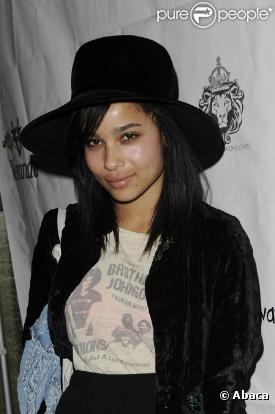 Zoe Kravitz lors de l'avant-première de Breaking Upwards à New York le 1er avril 2010