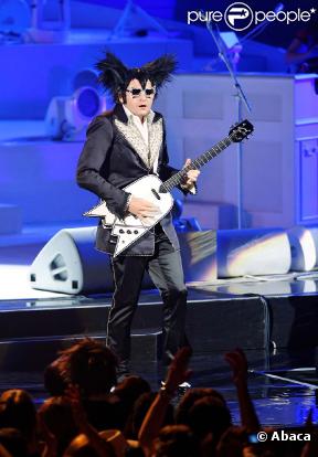Mister Mystère alias Matthieu Chedid sur scène, à Genève, mars 2010 !