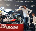 Antonio Banderas présentait le 5 avril 2010 son écurie Jack&Jones, engagée en Moto 2 (600 cc)