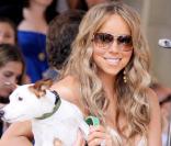 Mariah Carey et son chien Jack<br />
