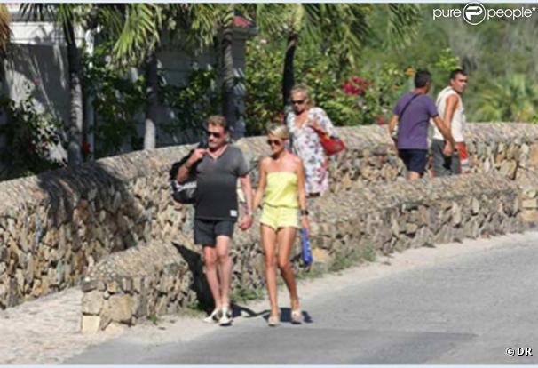 Johnny et Laeticia à Saint Barth