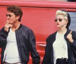 Sean Penn et Madonna, deux caractères bien trempés mariés de 1985 à 1988 !