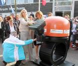 La princesse Maxima des Pays-Bas montre l'exemple en donnant le coup d'envoi du brevet de vélo...