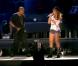 Beyoncé rejoint sur scène Jay-Z pour chanter lors du festival de  Coachella le 16 avril 2010