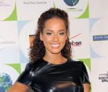 Alicia Keys lors du gala de charité Silver Rose à Beverly Hills le 18 avril 2010