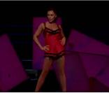 Capture d'écran de la séquence dans laquelle Vanessa Williams se dénude en chantant et dansant.