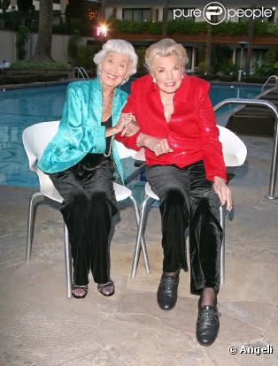 Esther Williams, la sirène d'hollywood, et Betty Garrett pour le Festival du Film classique TCM à Los Angeles, le 22 avril 2010 !