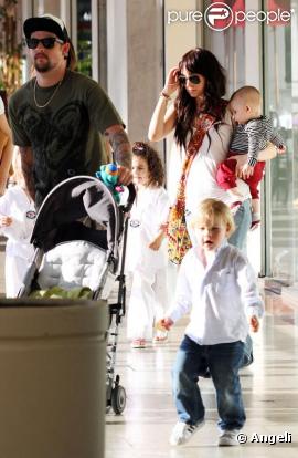Nicole Richie en famille à Studio City
