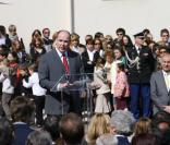 Le Prince Albert II de Monaco en plein discours