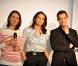 Alexia Laroche-Joubert, Faustine Bollaert et David Lantin