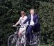 Maxima et Willem-Alexander des Pays-Bas, adeptes du vélo, ont célébré le 28 avril 2010 le cinquantenaire de la Fondation Duivenvoorde