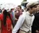 Ashlee Simpson et Pete Wentz, un couple aussi craquant qu'excentrique à l'occasion de la 136ème course hippique du Kentucky Derby à l'hippodrome Churchill Downs à Louisville le 1er mai 2010  