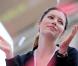 Jessica Biel lors de la 13ème marche annuelle Revlon pour les femmes le 1er mai 2010 à Times Square à New York