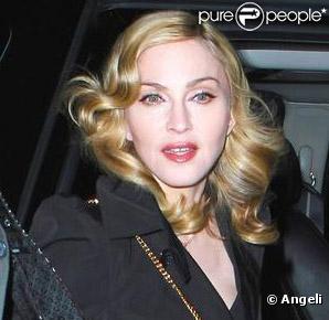 La chanteuse américaine Madonna