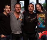Jean Roch avec Nikos Aliagas, Mustapha et Florian Gazan