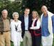Thierry Roland, sa mère Liouba, son fils Gary, sa femme Françoise et son beau-père Claude 