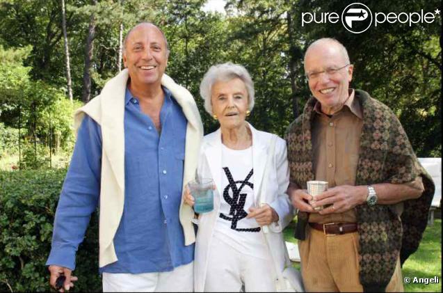 Thierry Roland et ses parents Liouba et Claude 