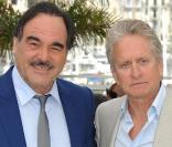 Oliver Stone et Michael Douglas à Cannes, en mai 2010.