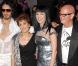 Russell Brand, Katy Perry et les parents de cette dernière, lors de l'avant-première de Get him to the Greek à Los Angeles le 25 mai 2010