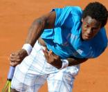 Gaël Monfils éliminé de Roland-Garros au deuxième tour, le 27 mai 2010.