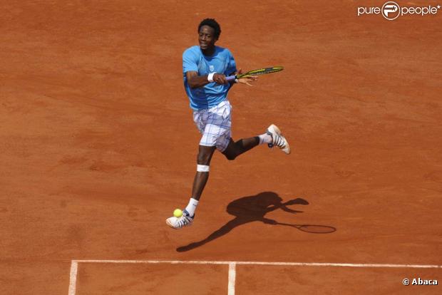 Gaël Monfils éliminé de Roland-Garros au deuxième tour, le 27 mai 2010.