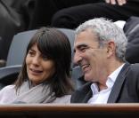 Estelle Denis et Raymond Domenech 