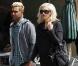 Gwen va déjeuner avec Tony Kanal, son ex-boyfriend et membre du groupe No Doubt. Mai 2010