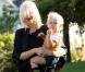 Gwen Stefani, Gavin Rossdale, Zuma et Kingston vont chez des amis pour un barbecue, à West Hollywood. Mai 2010