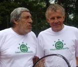 Jean-Pierre Castaldi et PPDA au tournoi des personnalités 2010. 1er juin