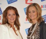 Françoise Joly et Guilaine Chenu lors de la soirée organisée par France Télévisions pour Envoyé Spécial le 3 juin 2010 à Paris  