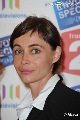 Emmanuelel Béart lors de la soirée organisée par France Télévisions pour Envoyé Spécial le 3 juin 2010 à Paris  