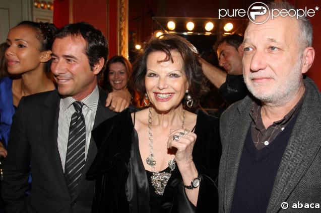 Bernard Montiel, Claudia Cardinale et François Rolland